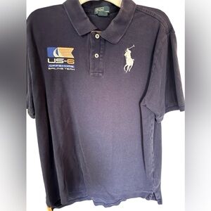 Polo by Ralph Lauren US-6 Sailing Team Polo Shirt Vintage Sz.XL 16-18